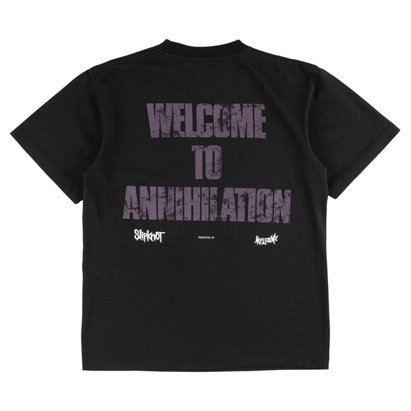 Welcome x Slipknot Annihilation Tee / Black