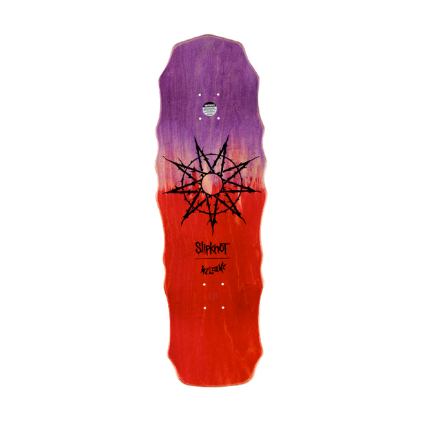 Welcome X Slipknot Tribal S on Widow Skateboard Deck / 10'' (Purple / Red)