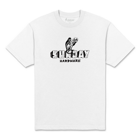 Sunday Gorilla Brick Tee / White