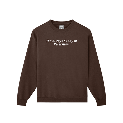 335 Always Sunny Crew Neck / Dark Chocolate