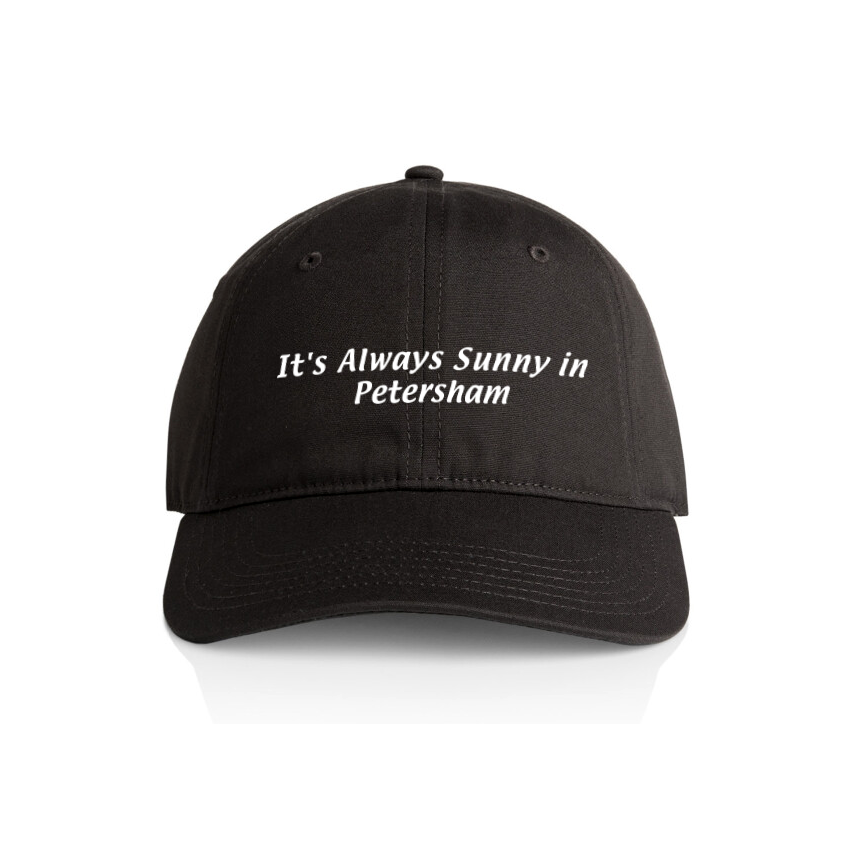 335 Its Always Sunny in Petersham Hat / Black