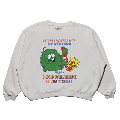 Paradise Attitude Crew Neck / Cement