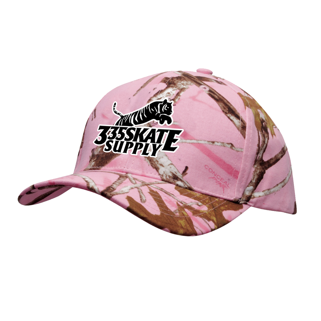 335 Big Cat Hat / Pink Tree Camo