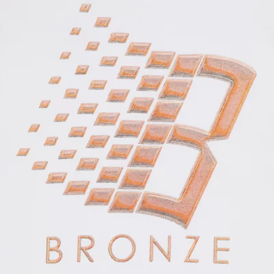 Bronze Balloon B Logo Tee / White