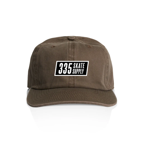 335 Patch Embroid Logo Hat / Brown