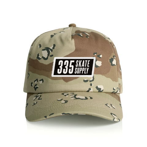 335 Embroidered Patch Logo Hat / Dessert Camo