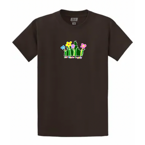335 Flowers Tee / Dark Chocolate (Youth)