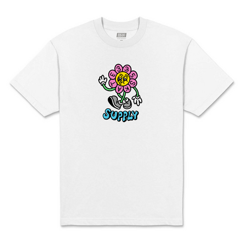 335 Floral Cruzin' Tee / White