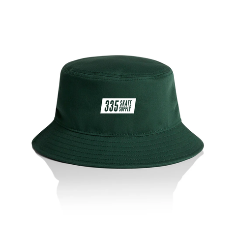 335 Box Logo Bucket Hat / Forest Green