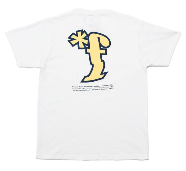 Free Jazz *F Back Logo Tee / White