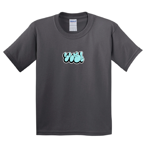 335 Graff Logo Tee / Youth / Charcoal