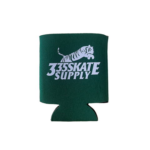 335 Big Cat Coozie / Green / White
