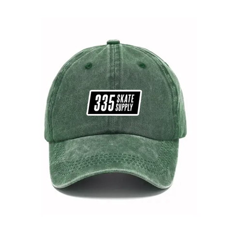 335 Patch Embroid Logo Hat / Washed Green