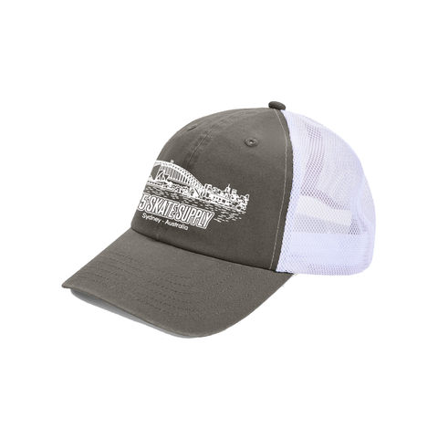 335 Harbour City Trucker Cap / Grey / White