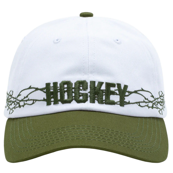 Hockey Thorns Hat / White / Dark Green
