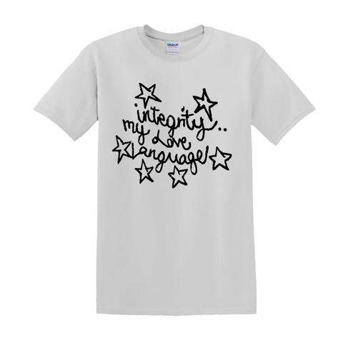 Integrity Love Language Tee / Ash