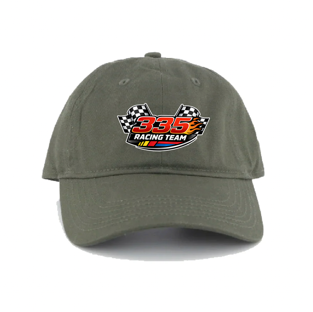 335 Racing Team Hat / Olive Green