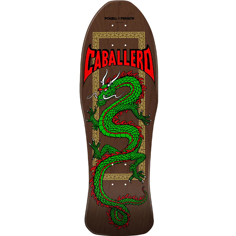 Powell Peralta Cab Dragon Deck / Brown Stain / Re-Issue