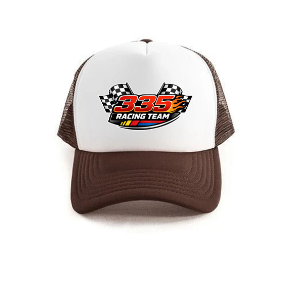 335 Racing Team Trucker / Brown / White