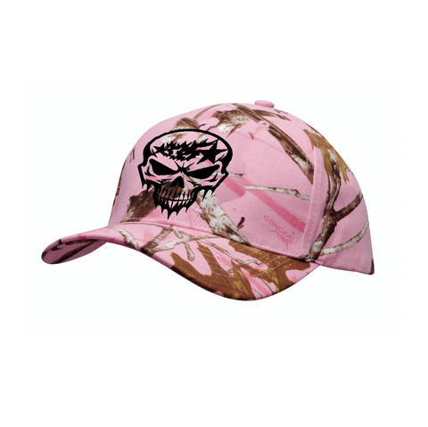 335 Skull Hat / Pink Tree Camo
