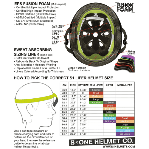 S - One Helmet / Lifer / Matte Kelly Green