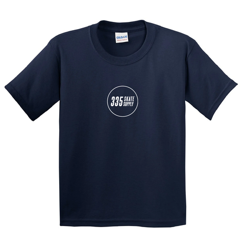 335 Circle Logo Tee / Youth / Navy