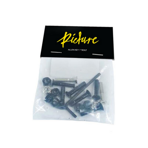 Picture Allen Head Bolts / 1'' / Black