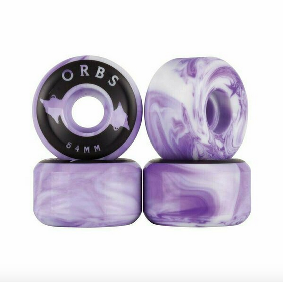 Orbs Wheels Specters / Purple / White | 54mm