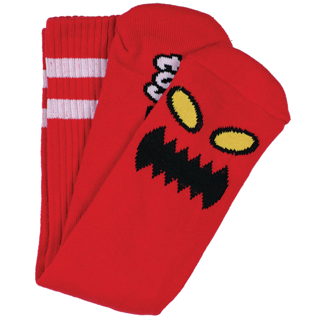 Toy Machine Monster Face Socks / Red