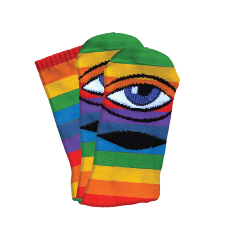 Toy Machine Sect Eye Socks / Rainbow