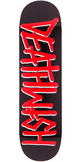 Deathwish Team OG Death spray Red Deck - 335 Skate Supply
