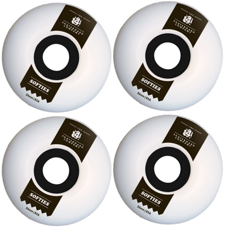 The 4 Skate Co Softies Wheels 85A - 335 Skate Supply